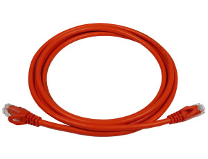 PowerPRO Red Cat.5e U/UTP Patch Cord - PVC